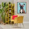 Stupell Industries French Bulldog Modern Floater Framed Canvas Wall Art Design by Yvette St. Amant